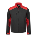 Heren Softshell Jas Santino Tour Zwart-Rood